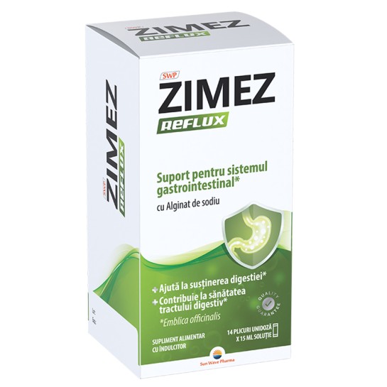 Zimez reflux, 14 plicuri unidoza, Sun Wave Pharma