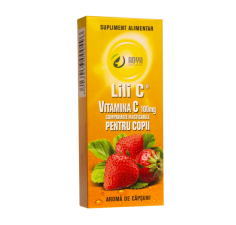 Vitamina C pentru copii aroma capsuni, 100mg, Adya Green Pharma