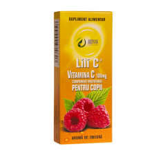 Vitamina C pentru copii aroma zmeura, 100mg, Adya Green Pharma
