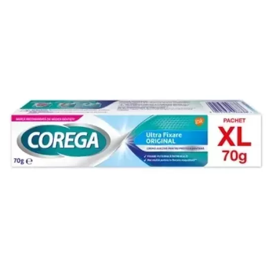 Corega original XL, crema adeziva proteza dentara, 70g, Gsk