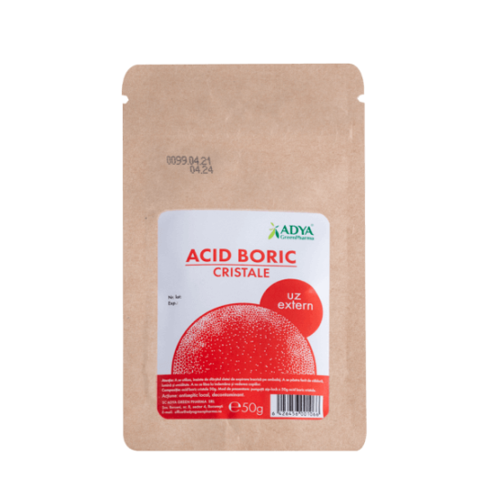 Acid boric 50g, Adya Green Pharma