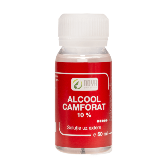Alcool camforat 10%, 50ml, Adya Green Pharma (elaborare)