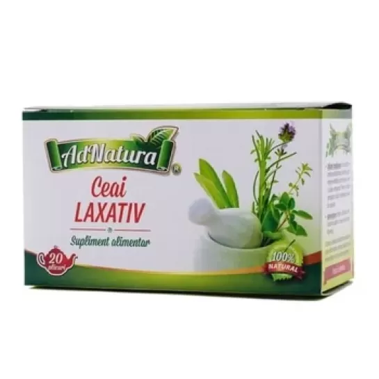 Ceai laxativ, 20 plicuri AdNatura