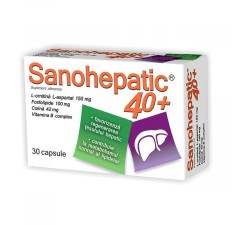 Sanohepatic 40+, 30 capsule, Zdrovit 