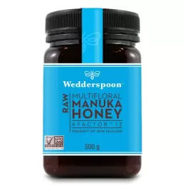 Miere de Manuka KFactor 12 Raw, 500g, Wedderspoon