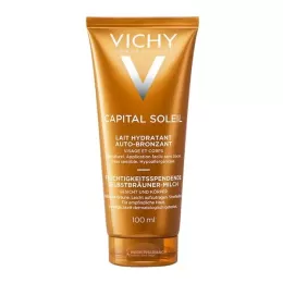 VICHY Capital Soleil Lapte hidratant autobrozant pentru fata si corp, 100ml, Vichy