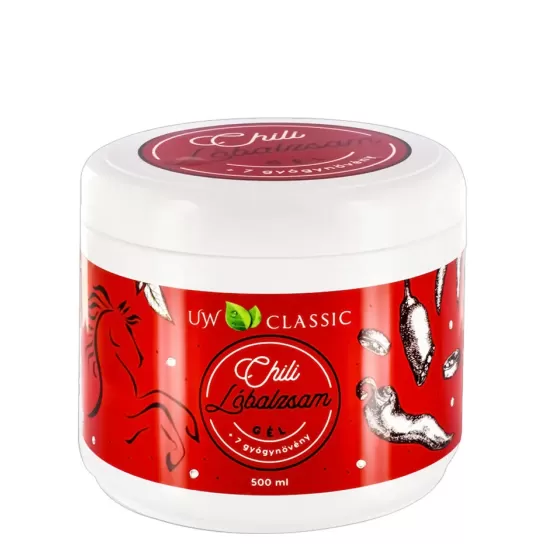 Uw classic balsam puterea calului cu chili si 7 plante medicinale 500ml, C&C Laboratory