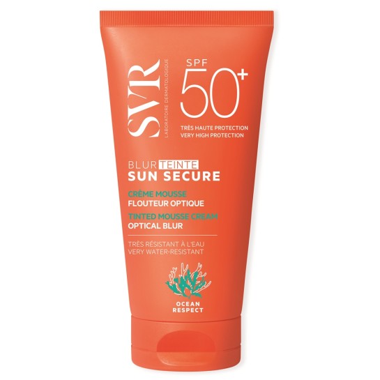 SVR Sun Secure beige Rose, crema spuma spf50+, 50ml