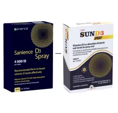 Sun D3 Spray 4000UI, 50ml, Sun Wave Pharma
