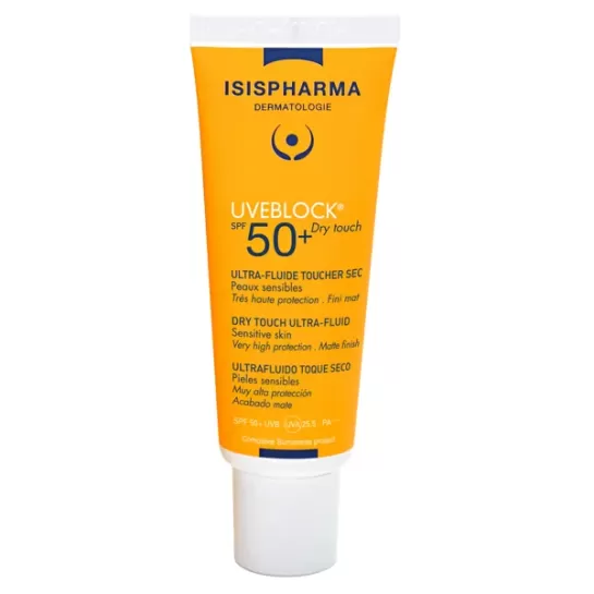 Uveblock 50+ Fluid protector cu efect matifiant , 40ml, Isis Pharma