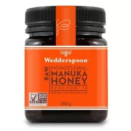 Miere de Manuka KFactor 16 Raw, 250g, Wedderspoon