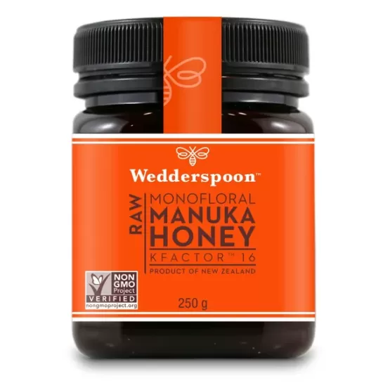 Miere de Manuka KFactor 16 Raw, 250g, Wedderspoon