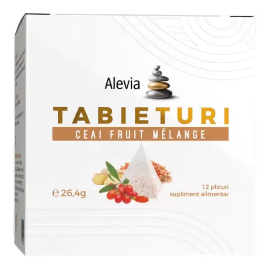 Ceai Tabieturi, ceai fruit melange 12 plicuri, Alevia
