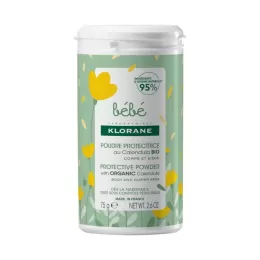 Klorane bebe pudra toaleta protectoare, 75g