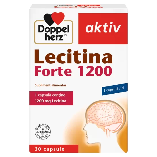Doppelherz Aktiv Lecitină Forte 1200, 30 capsule