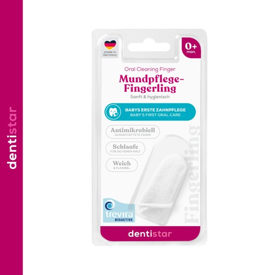 Dentistar Degetar Textil pentru igiena orala, 0+ luni