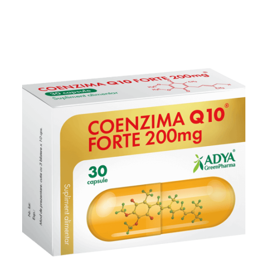 Coenzima Q10 Forte 200 mg x30cps, Adya Green Pharma