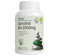 Spirulina bio 1000 mg, 100 comprimate, Alevia