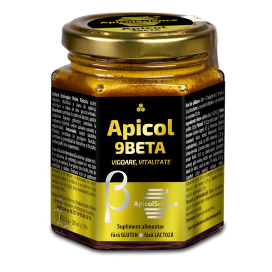 Apicol9Beta „Mierea galbenă” 200ml, Apicolscience