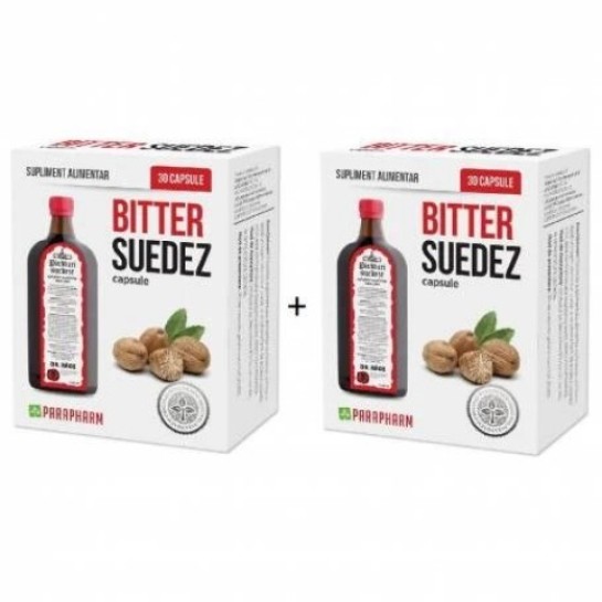 Bitter suedez, Pachet Promotional 30+30 capsule, Parapharm