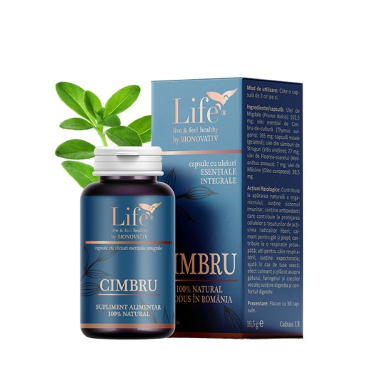 Cimbru, 30 capsule, Life, Bionovativ