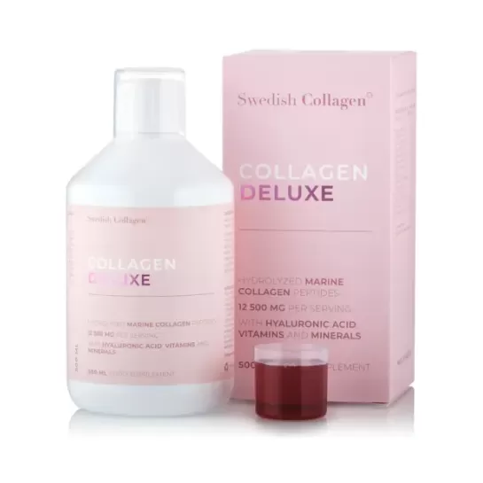 Colagen Deluxe (din Pește) – Lichid, 500ml, Swedish Nutra
