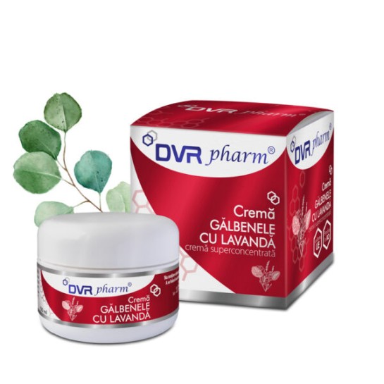 Crema galbenele si lavanda 50ml, DVR Pharm