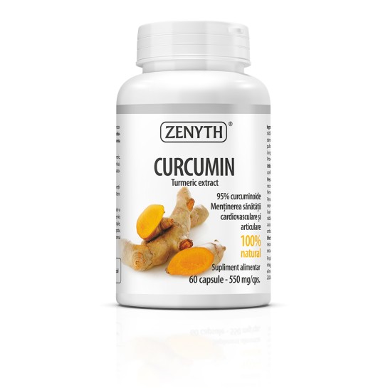 Curcumin 550 mg, 60 capsule, Zenyth