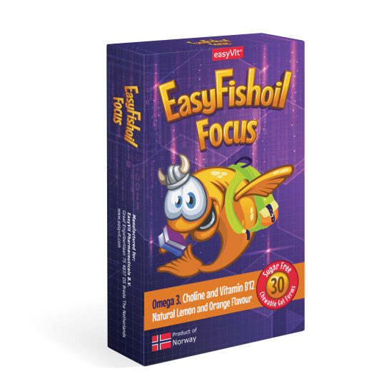 Easyfishoil focus, 30 comprimate mastticabile, Ropharma
