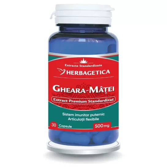 Gheara matei extract, 30 capsule, Herbagetica
