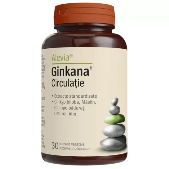 Ginkana Circulație, 30 capsule, Alevia