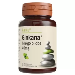 Ginkana Ginkgo Biloba 40mg, 30 comprimate, Alevia