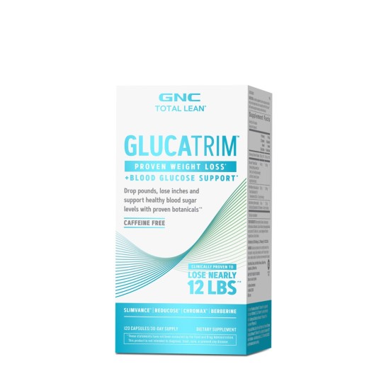 GlucaTrim Proven Weight Loss + Blood Glucose, 120 capsule, GNC