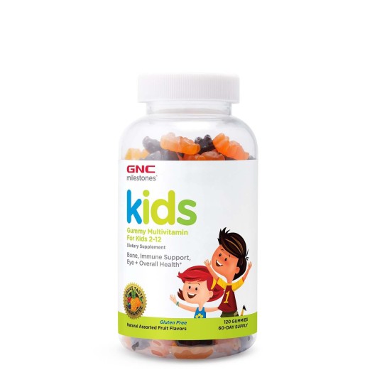 Kids Multivitamin Gummy, Multivitamine Pentru Copii 2-12 Ani, 120 Jeleuri, GNC