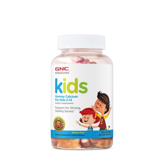 Kids Calcium 2-12 ani, 120 jeleuri, GNC