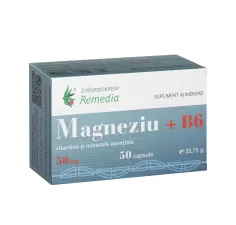 Magneziu +B6 50cps Remedia
