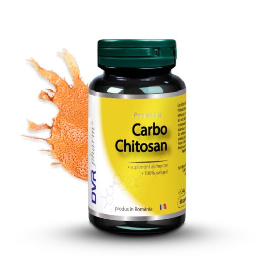 Carbo Chitosan 60 capsule, DVR PHarm