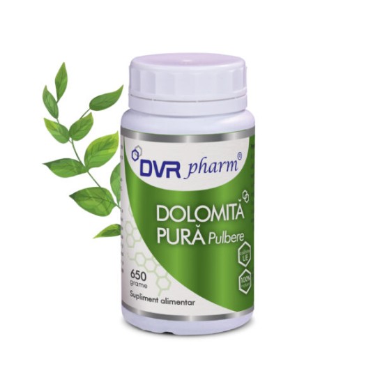 Dolomita pura pulbere 650gr, Dvr Pharm