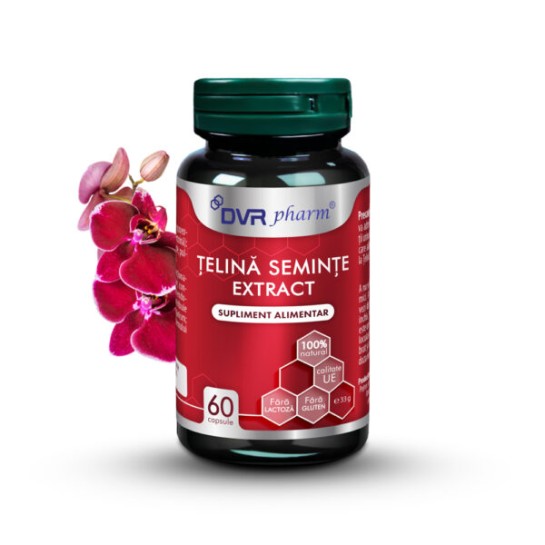 Seminte de telina extract, 60 capsule, Dvr Pharm