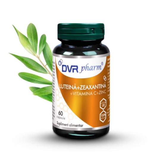 Luteina + Zeaxantina + Vitamina c + Zinc, 60 capsule, DVR Pharma