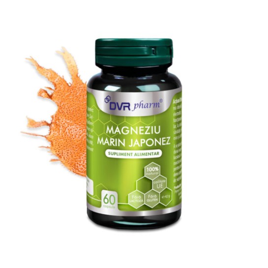 Magneziu Marin Japonez 60 capsule, DVR Pharma