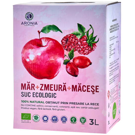 Suc mar-zmeura-macese 3L Eco, Aronia Charlottenburg