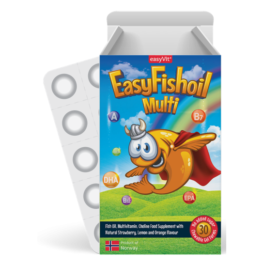 Easyfishoil multi, 30 comprimate masticabile, Ropharma