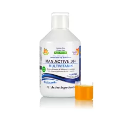 Multivitamine lichide man active 50+ 500ml Swedish Nutra