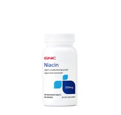 Niacin 250mg, 100 tablete, GNC