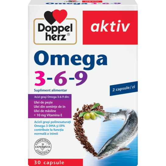 Doppelherz Aktiv Omega 3-6-9, 30 capsule