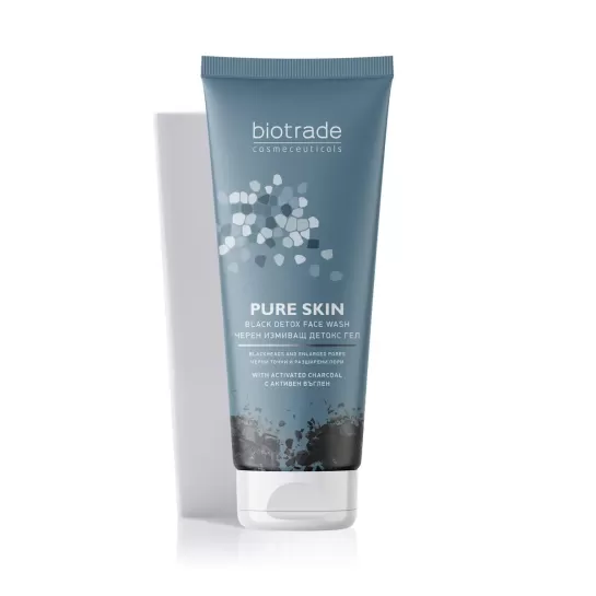 Pure Skin gel negru detox de curățare, 200ml, Biotrade