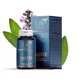 Salvie 30 capsule cu ulei esențial, Life, Bionovativ