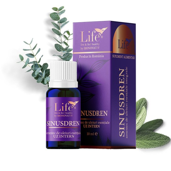 SinusDren,combinație de uleiuri esențiale – 10 ml