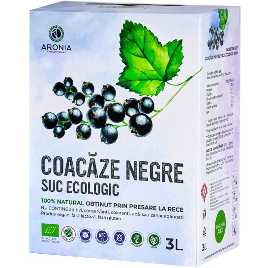 Suc coacaze negre 3L Eco, Aronia Charlottenburg